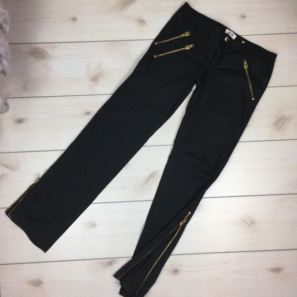 Moschino black rock and roll flare pants. - Picture 6 of 8